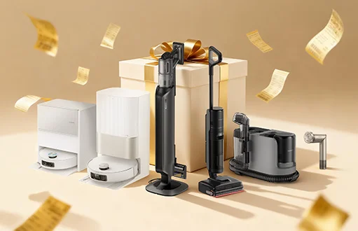 Grafika artykułu Rusza akcja "Nagroda za paragon" – kupuj stacjonarnie i zgarnij sprzęt Dreame!