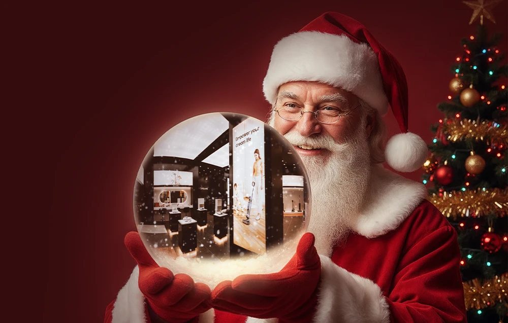 Odwiedź salon Dreame w Westfield Mokotów i spotkaj świętego Mikołaja!