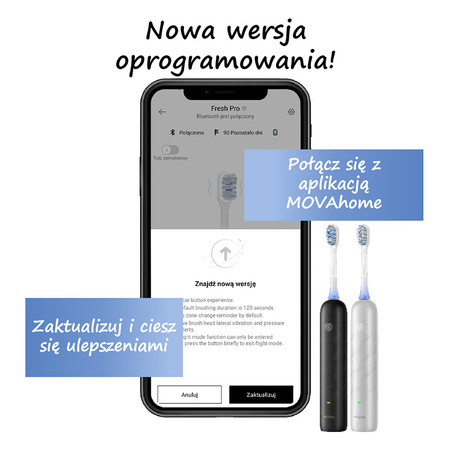 Szczoteczka soniczna MOVA Fresh Pro (srebrna)